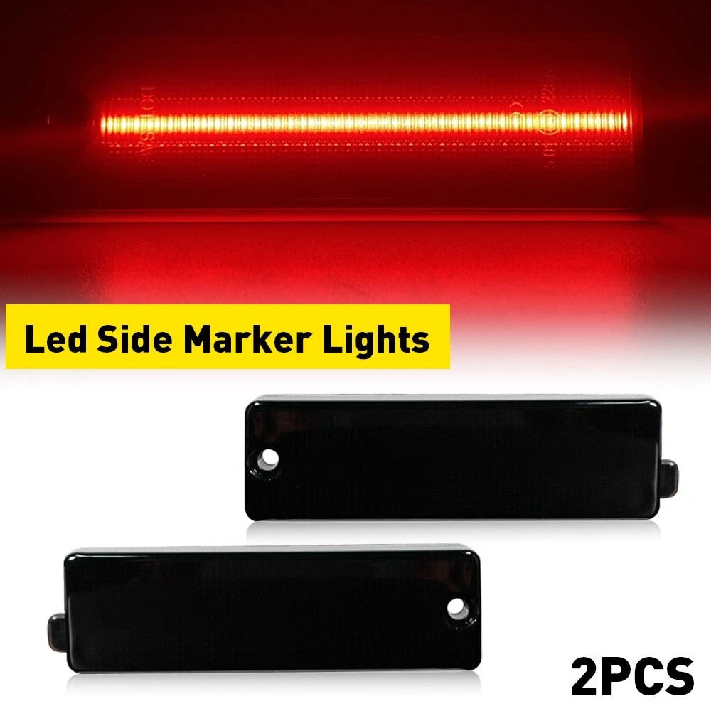 Smoke LED Bumper Side Marker Light for Chevy Camaro (1993–2002) & Pontiac Firebird (1998–2002)