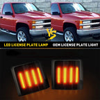4PC LED Smoked Corner Side Marker Lights for Chevy C/K 1500 2500 3500 (1994–1998)