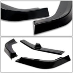 3Pcs Front Bumper Lip Splitter for Mercedes W204 C300 C350 (2012–2014)