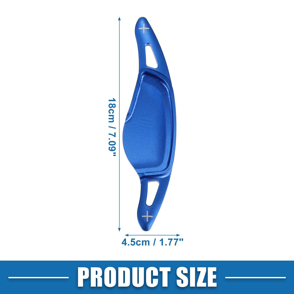 Set of 2 Steering Wheel Shift Paddle Covers for BMW 3 Series (2019–2020) Blue