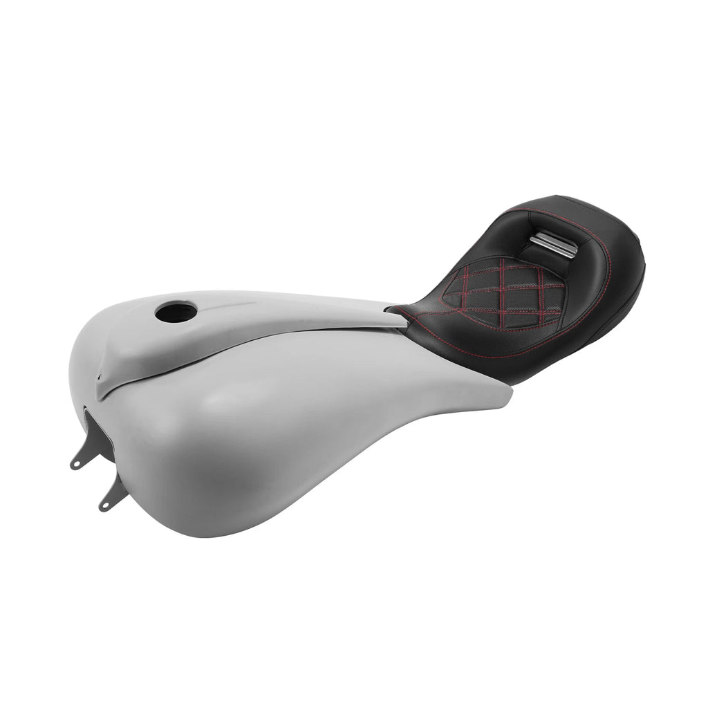 Solo Rider Seat & Stretched Gas Tank for Harley Road Glide (2008–2024)