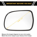 Heated Left Side Mirror Glass for Toyota Tacoma (2005–2011) No. 8790904190