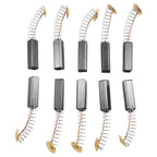 10pcs Carbon Brushes for Electric Motor Drill Angle Grinder