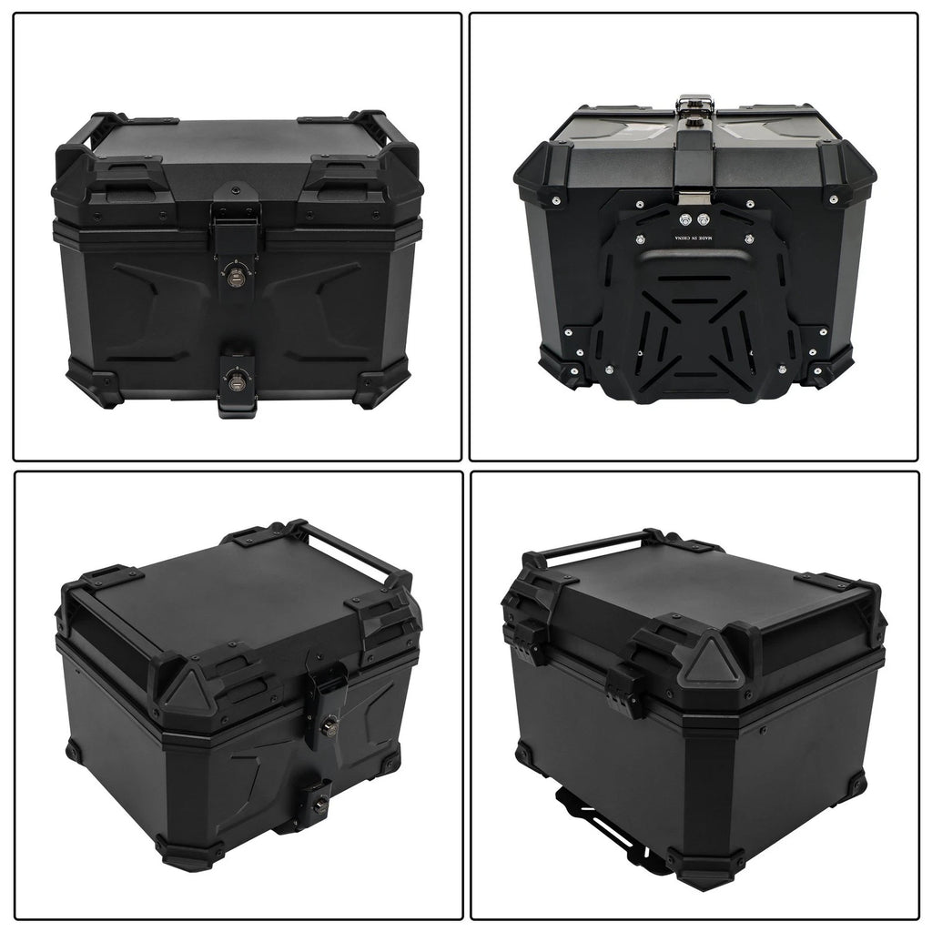 45L Waterproof Black Trunk Tail Box for Motorcycle