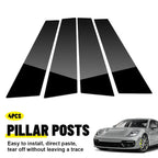Set of 4 Door Window Pillar Posts Trim Cover for Porsche Panamera (2009–2014)