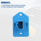 Blower Motor Resistor for Hyundai (1Pcs) 726215842579