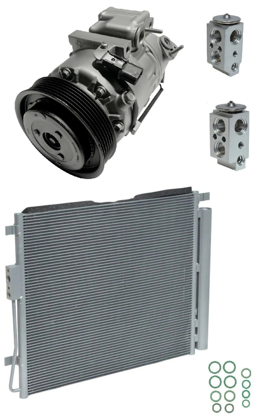 AC Compressor Kit With Condenser For Hyundai Santa Fe Sport (2018–2018)