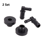 Set of 2 Fuel Tank Stem & Bushing Kit for Husqvarna Lawn Mower (532139277, 532003645)