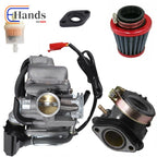 Carburetor 24mm & Air Filter for GY6 150cc ATV Go Kart Scooter (Kazuma, Taotao)