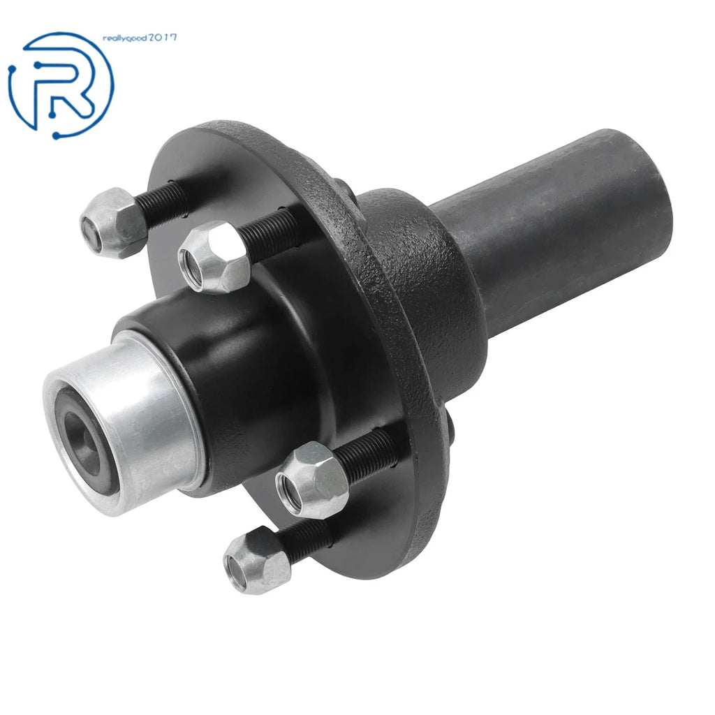 Set of 2 Pre-Greased 3500lbs Trailer Idler Hub Kit #84 5 on 5" Spindle