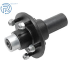 Set of 2 Pre-Greased 3500lbs Trailer Idler Hub Kit #84 5 on 5" Spindle