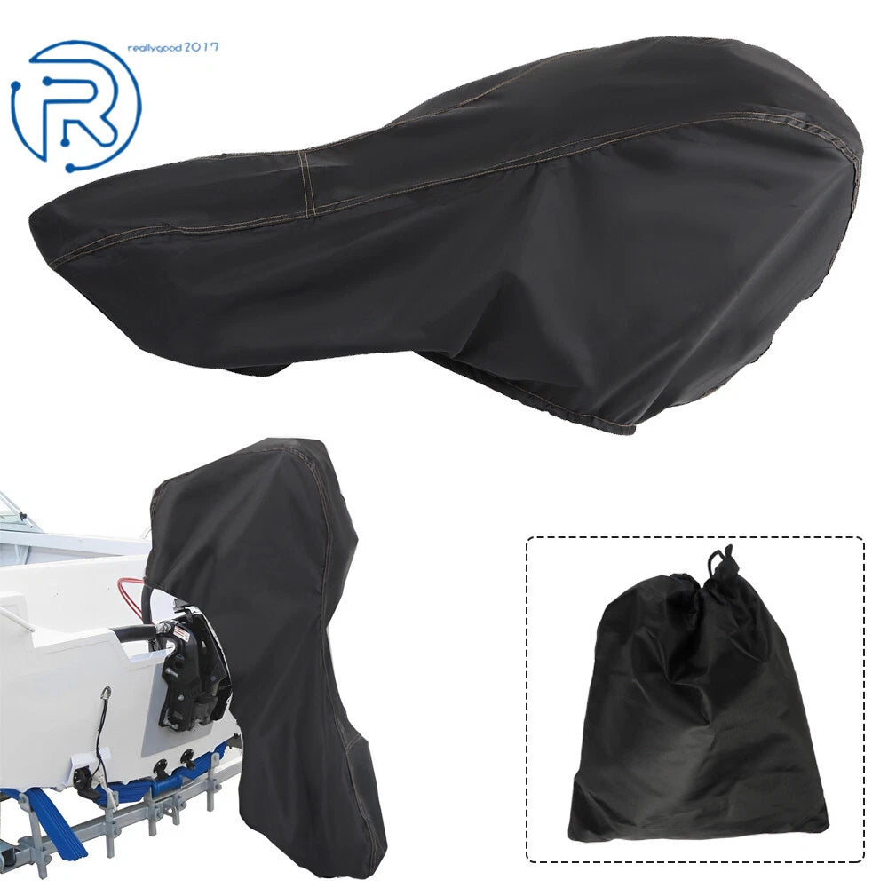 Outboard Engine Cover for Motor Boat 6-225HP Waterproof 600 Black