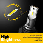 AUXITO 9006 LED Headlight Bulbs Kit for X1 XC (6000K)