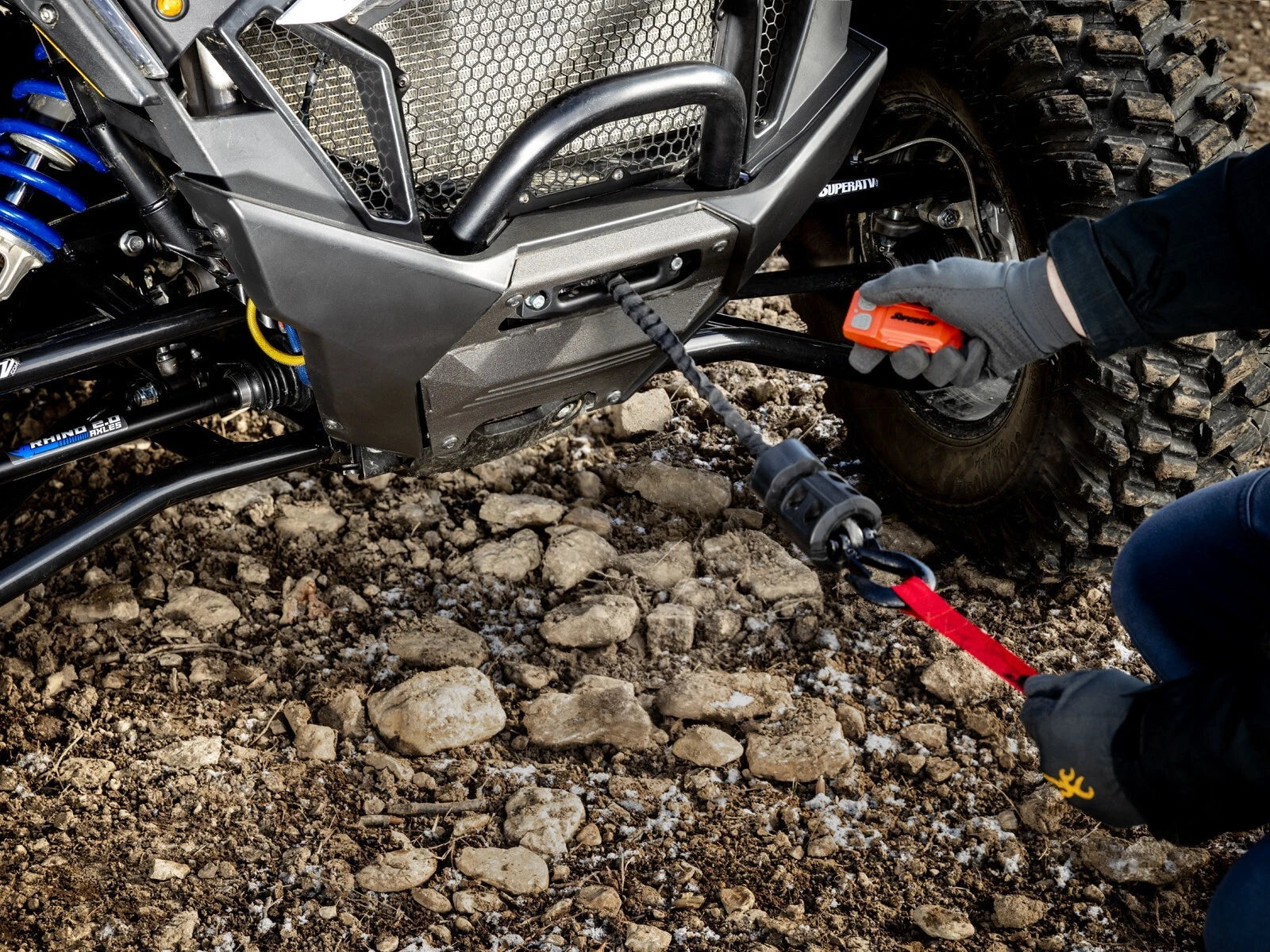 Winch Auto-Stop Fairlead Kit for UTV/ATV (SuperATV)