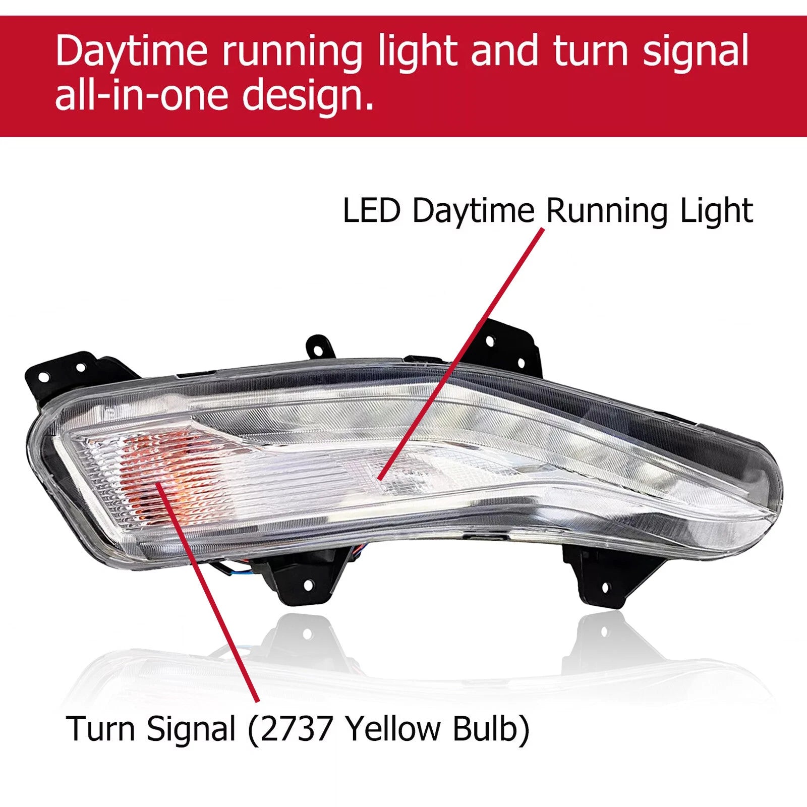 LED Bumper Signal Light for Chevy Malibu (2019–2023) RH Passenger