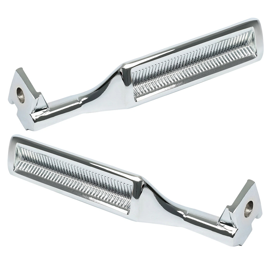Set of 2 Silver Metal Inside Door Handles LH RH for Ford F150 F250 F350 Bronco (1987–1996)