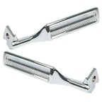 Set of 2 Silver Metal Inside Door Handles LH RH for Ford F150 F250 F350 Bronco (1987–1996)