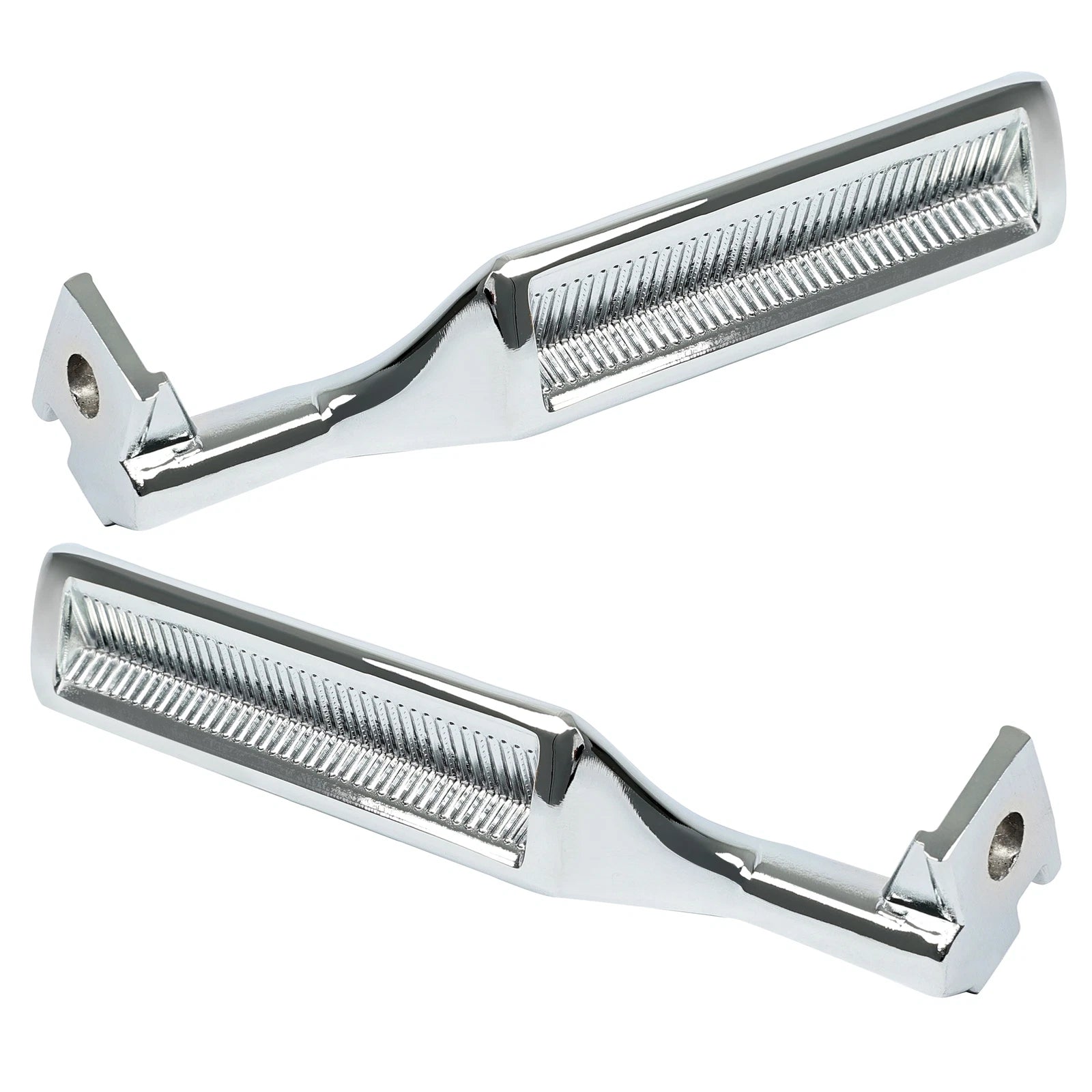 Set of 2 Silver Metal Inside Door Handles LH RH for Ford F150 F250 F350 Bronco (1987–1996)