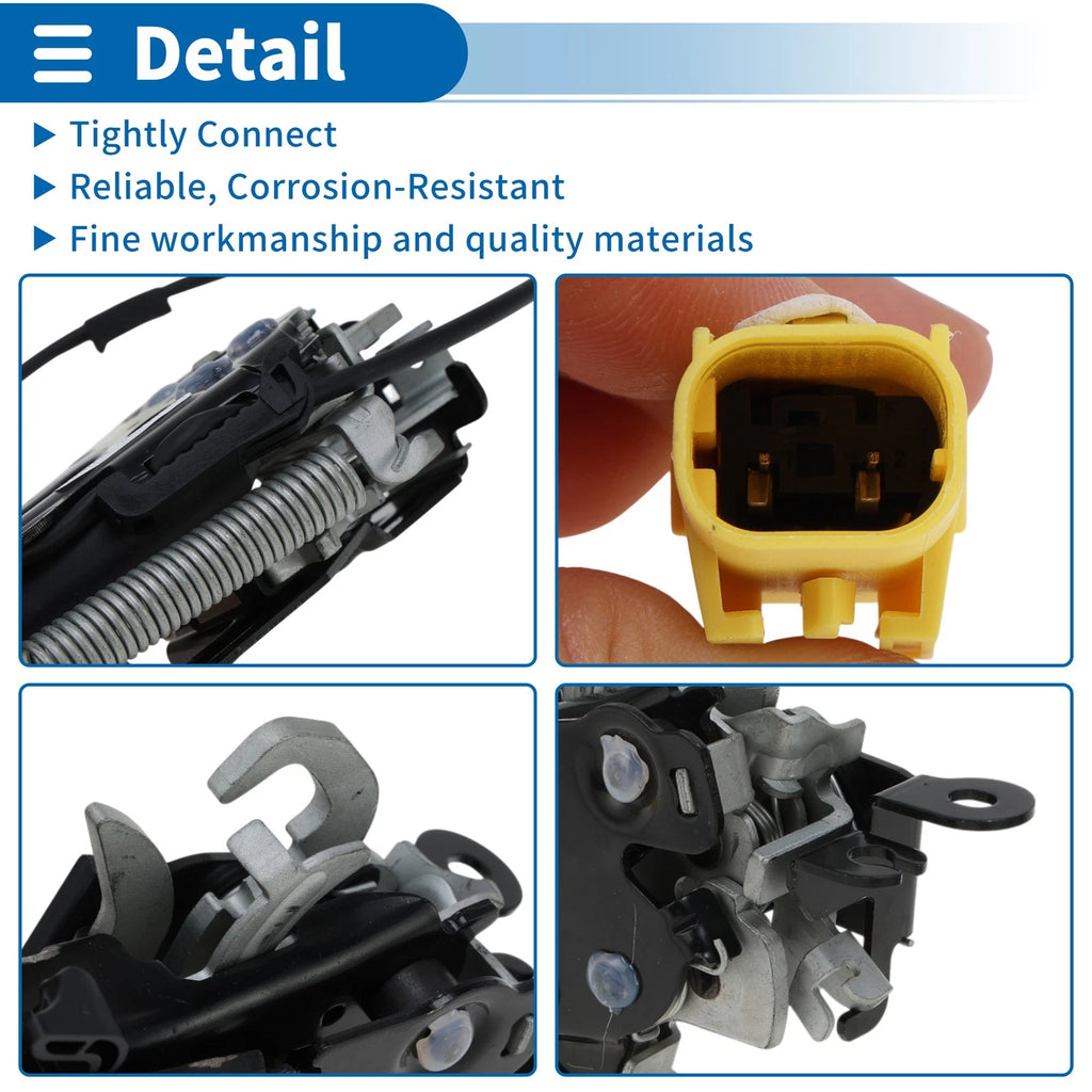 Hood Latch Assembly for BMW 5 Series F90 G30 (2016–2024) No. 51237347411