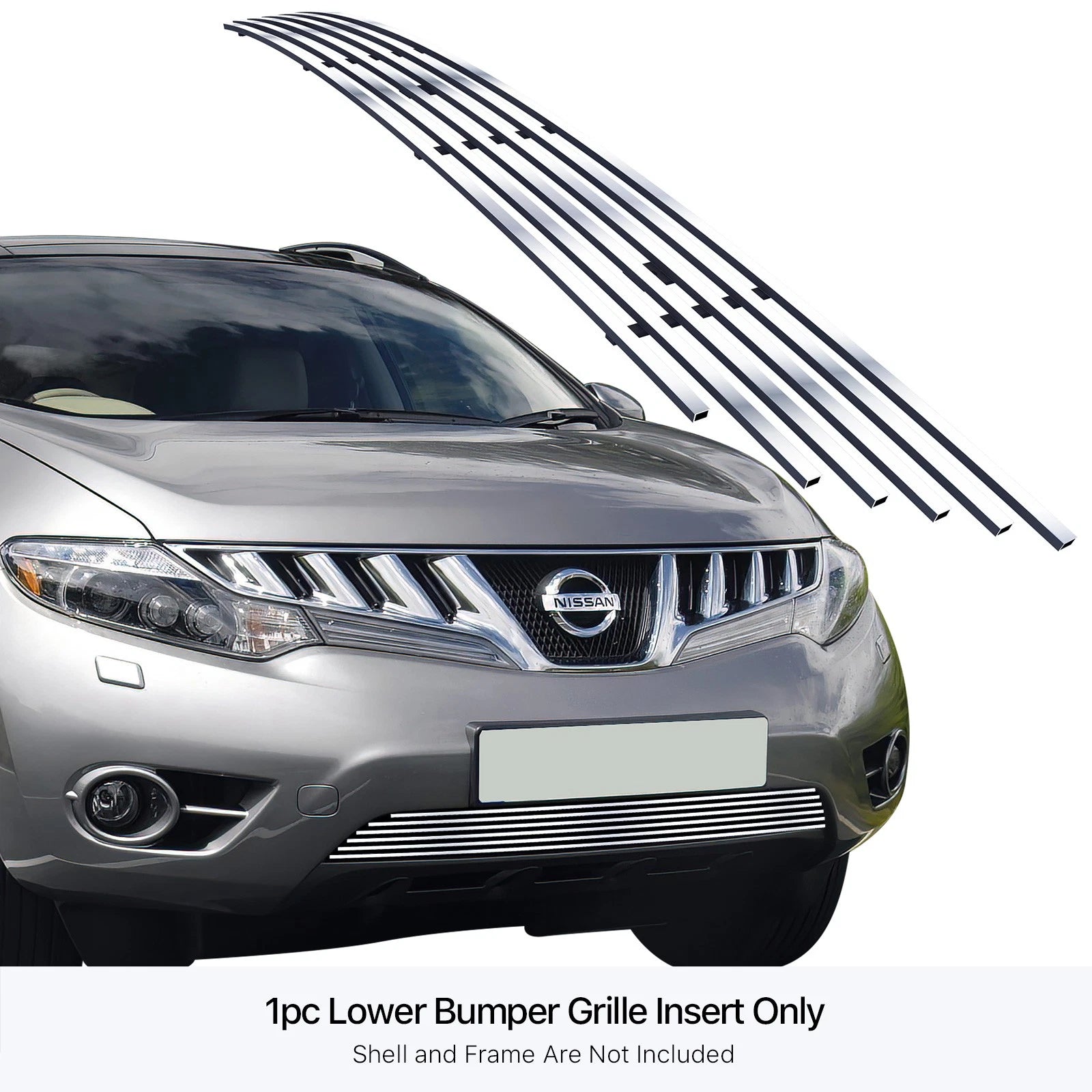 Chrome Billet Grille Insert for Nissan Murano (2009-2010)