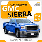 Chrome Front Bumper Face Bar with Sensor for GMC Sierra 1500 (2014–2015)