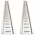 Set of 2 Galvanized 5' Horizontal E-Track Tie-Down Rails