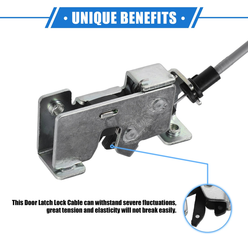 Rear Door Latch Lock Cable with Handle YC15-V431A03-AM for Ford Transit (2000–2006)