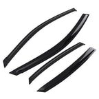 4X Window Visor Kit for Hyundai Elantra (2017–2020) Black Rain Guards