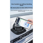 Car Dashboard Phone Holder with Suction Cup and Adjustable Width