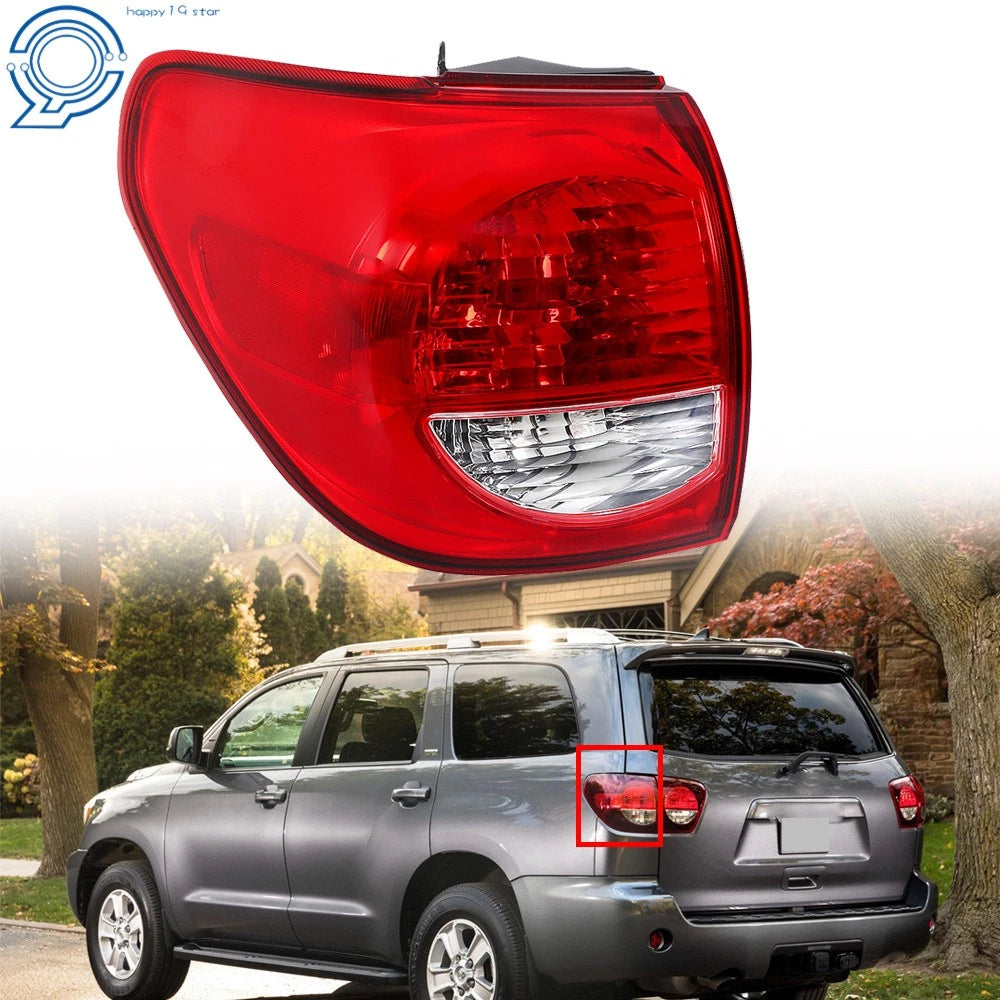 Outer Driver Side Tail Light Assembly for Toyota Sequoia (2008–2017)