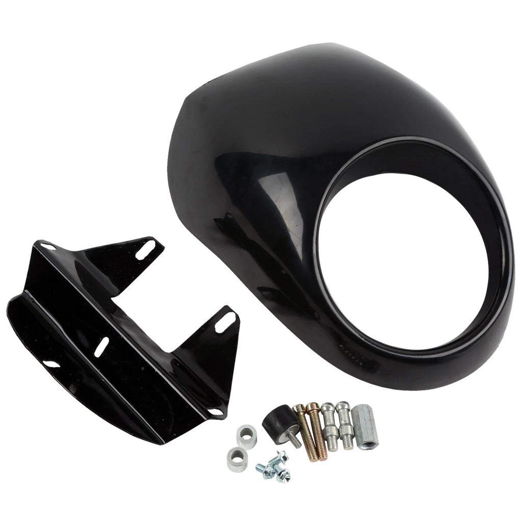 Black Headlight Fairing Mask for Harley Sportster XL 1200/883 (2004–2023)