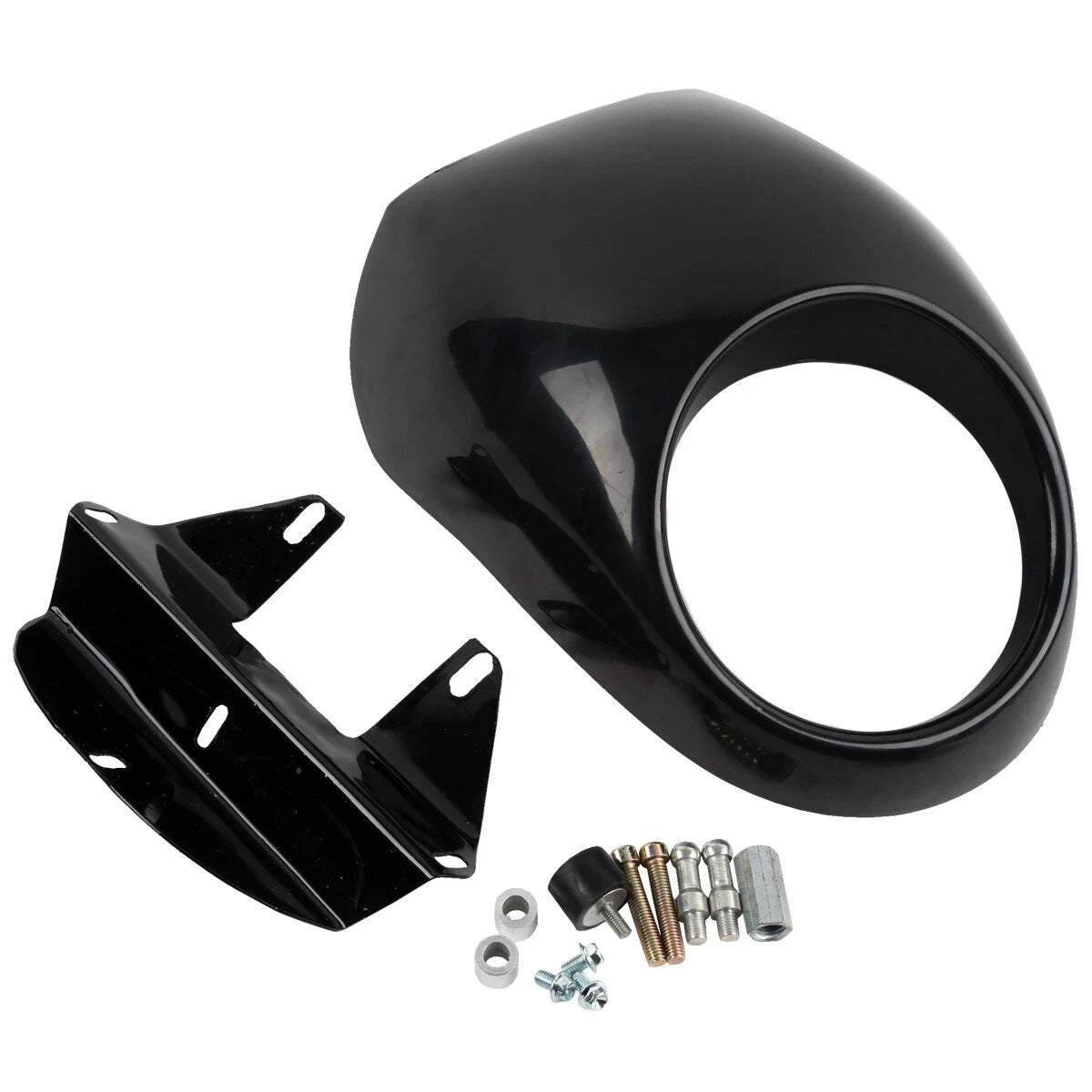 Black Headlight Fairing Mask for Harley Sportster XL 1200/883 (2004–2023)