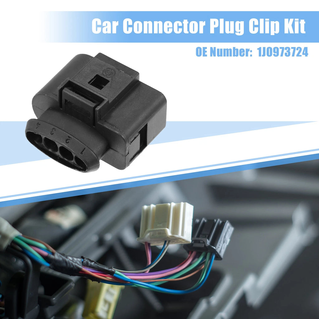 Set of 4 Ignition Coil Connectors for VW Audi (No.1J0973724)