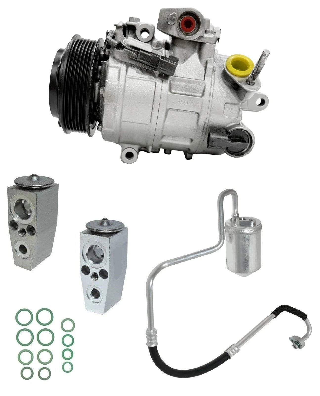 AC Compressor Kit Replacement for Ford Police Interceptor Utility 3.5L (2018)