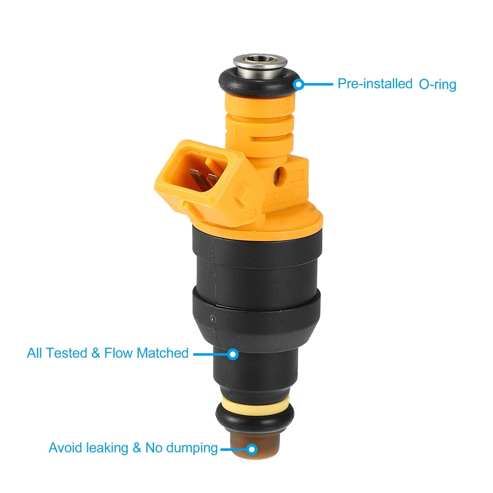 8 Pcs Fuel Injector 0280150909 for Ford F250 F350 Super Duty 5.4L (1999–2003)