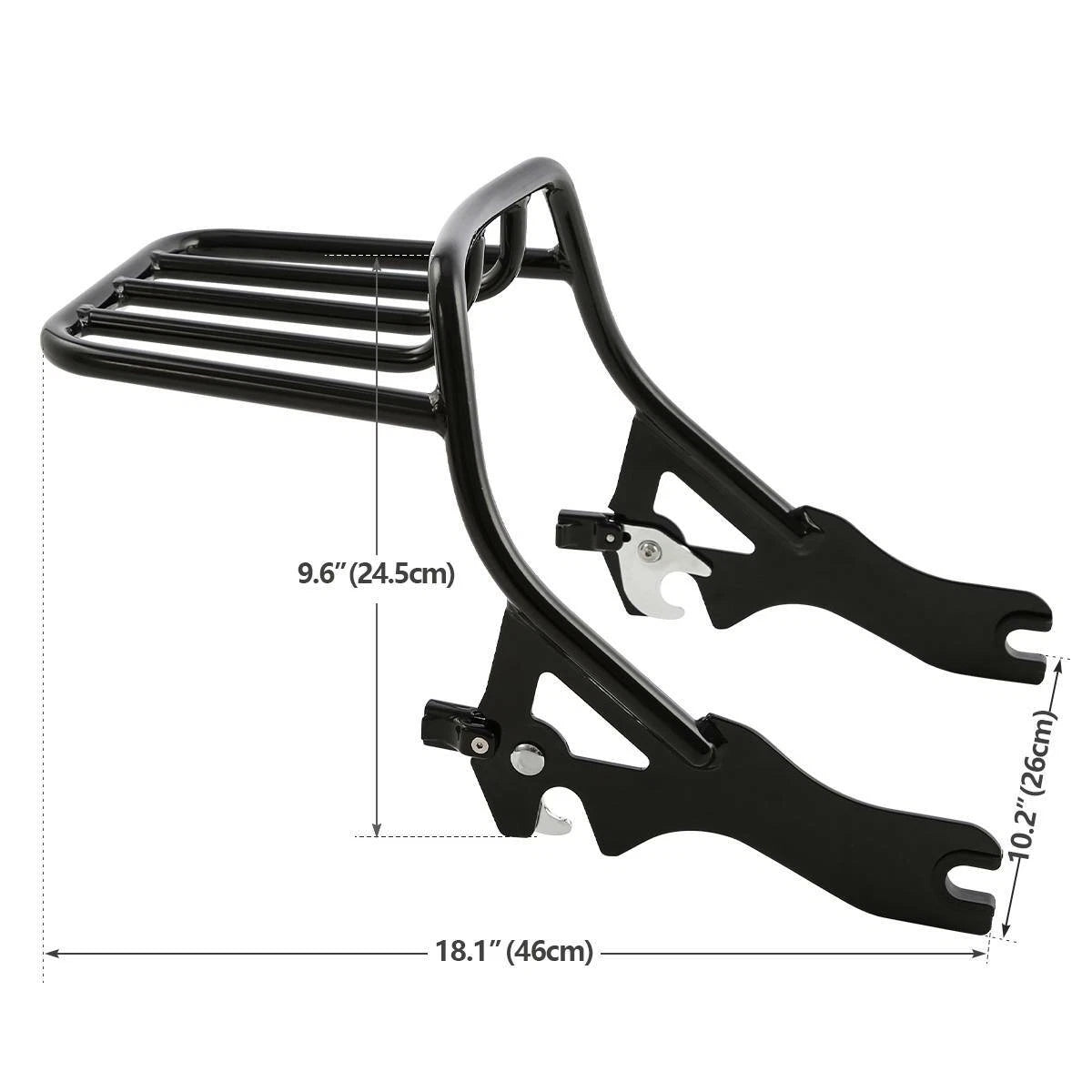 Detachable 2-Up Luggage Rack for Harley Heritage Classic Softail (2018–2023)