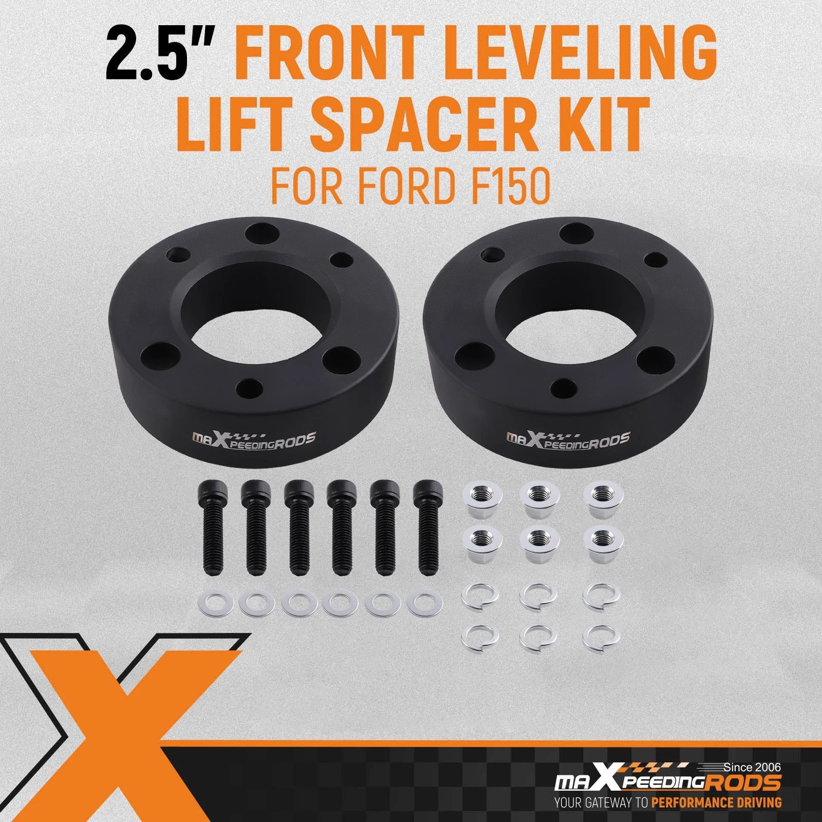 2"/2.5" Front Lift Kit for Ford F150/Ford Expedition 2003–2024