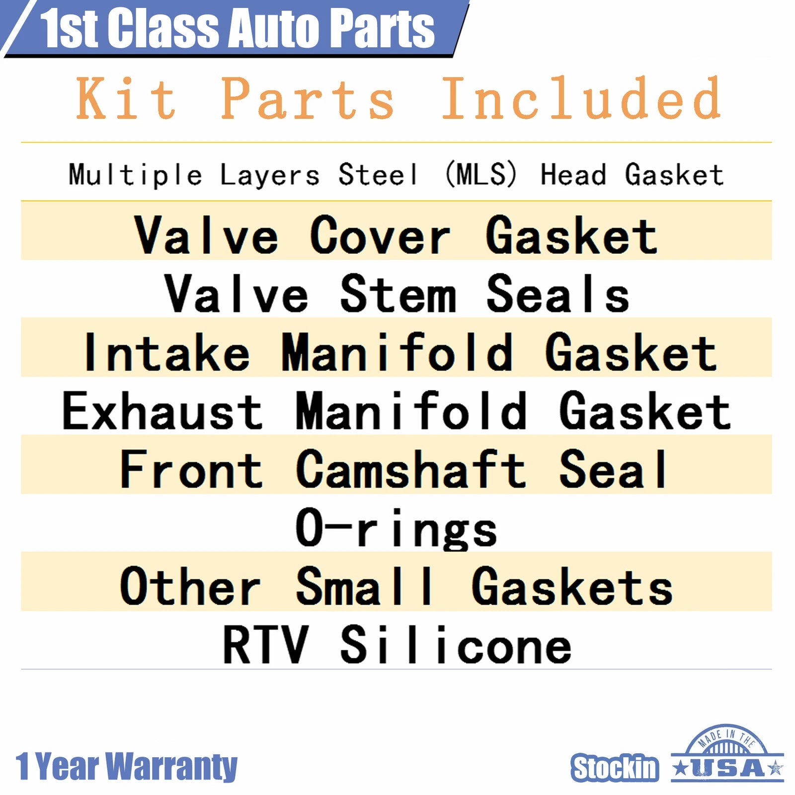 Head Gasket Set for Honda Odyssey Accord Acura Isuzu (1995–2004)