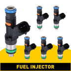 Set of 6 Fuel Injectors for Nissan NV1500 NV2500 NV3500 (2012–2019)