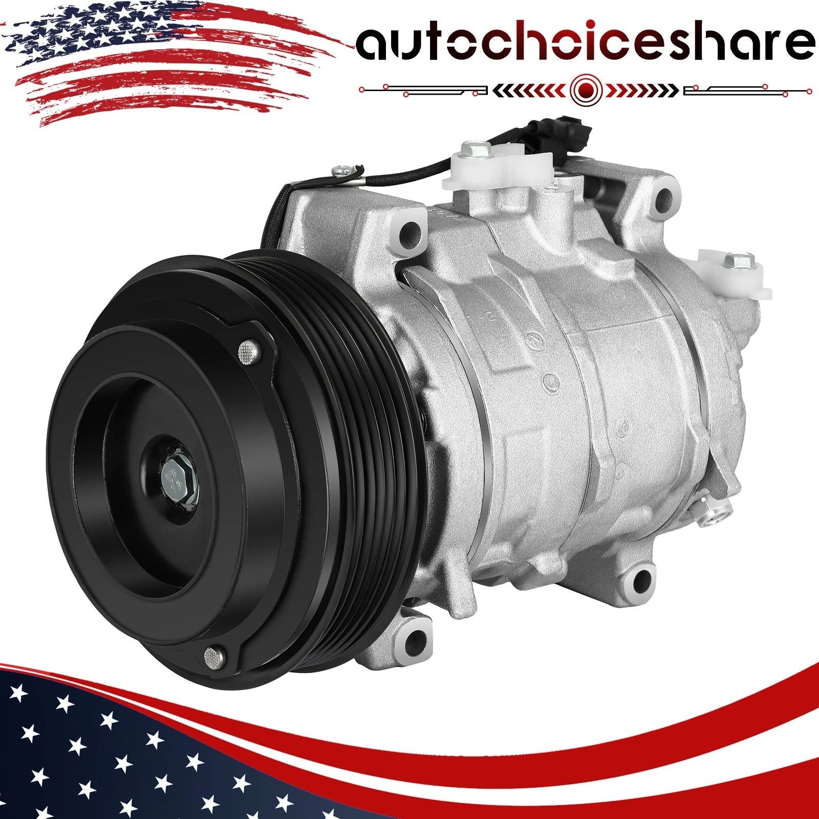 AC Compressor with Clutch for Honda Accord 2.4L (2008–2012)