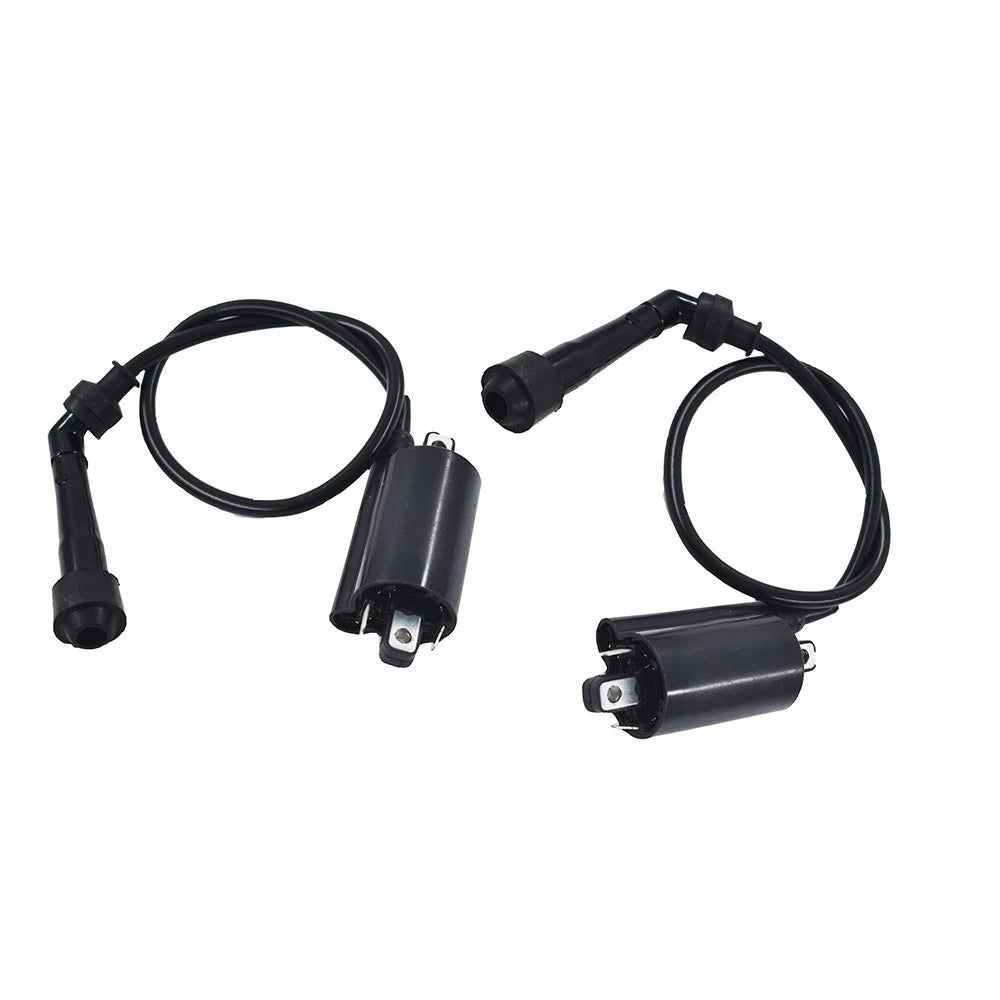 Set of 2 Ignition Coils for Kawasaki EX500 Ninja 500 1987–2009