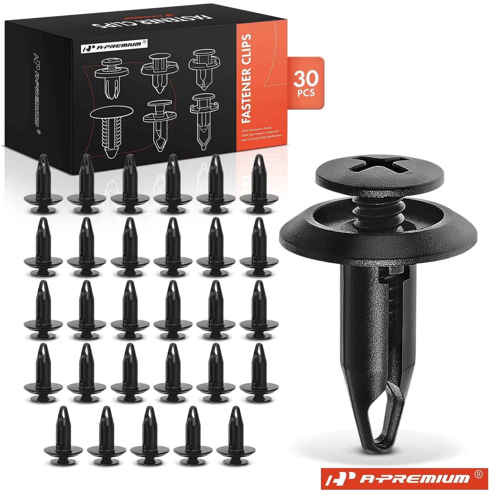 30Pcs Nylon Retainer Clips for Ford 