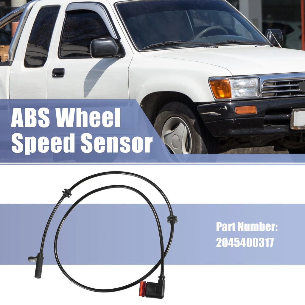 ABS Sensor Set of 2 for Mercedes C-Class W204 S204 (2045400317)