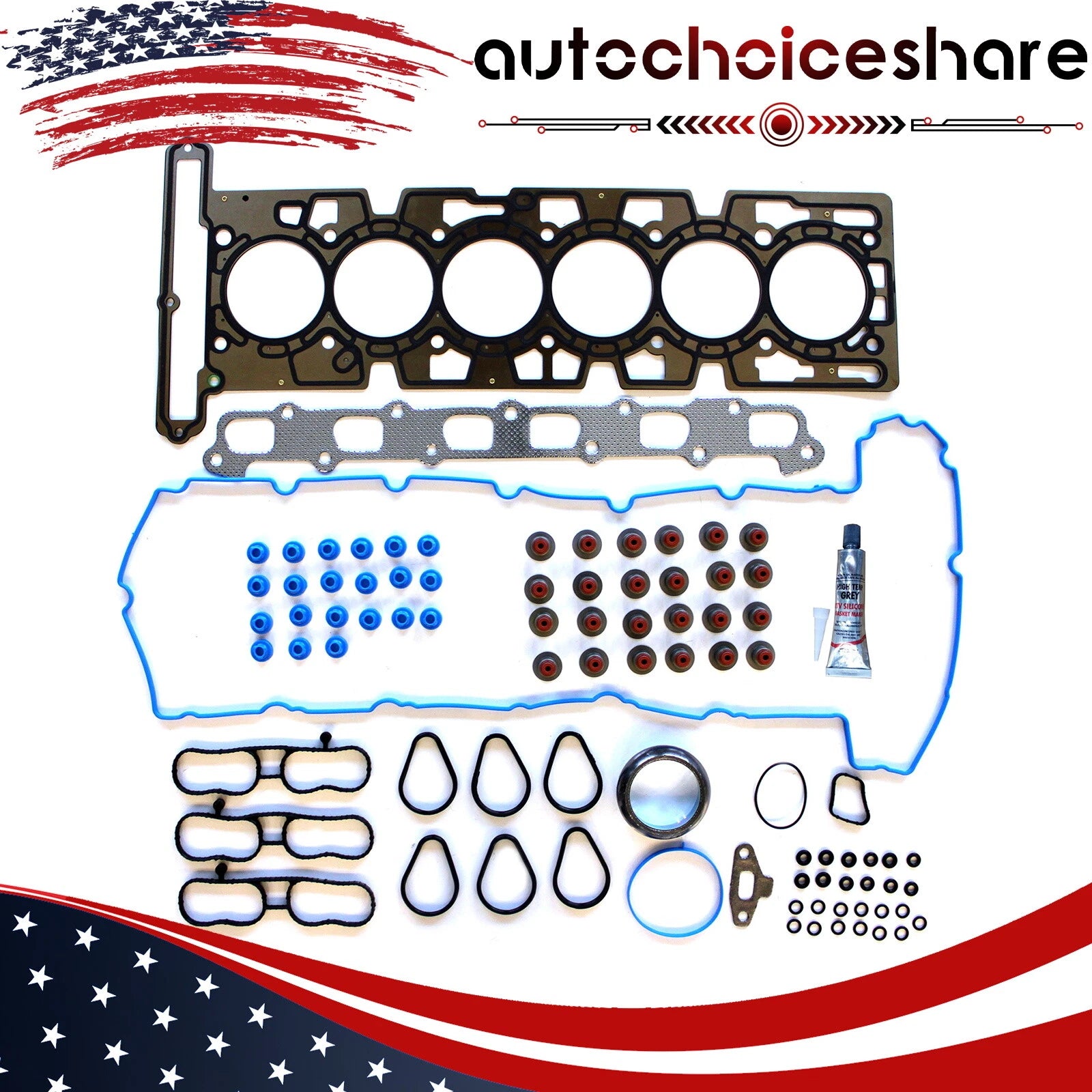 Engine Head Gasket Set for GMC Envoy Chevrolet Trailblazer (2002–2005)