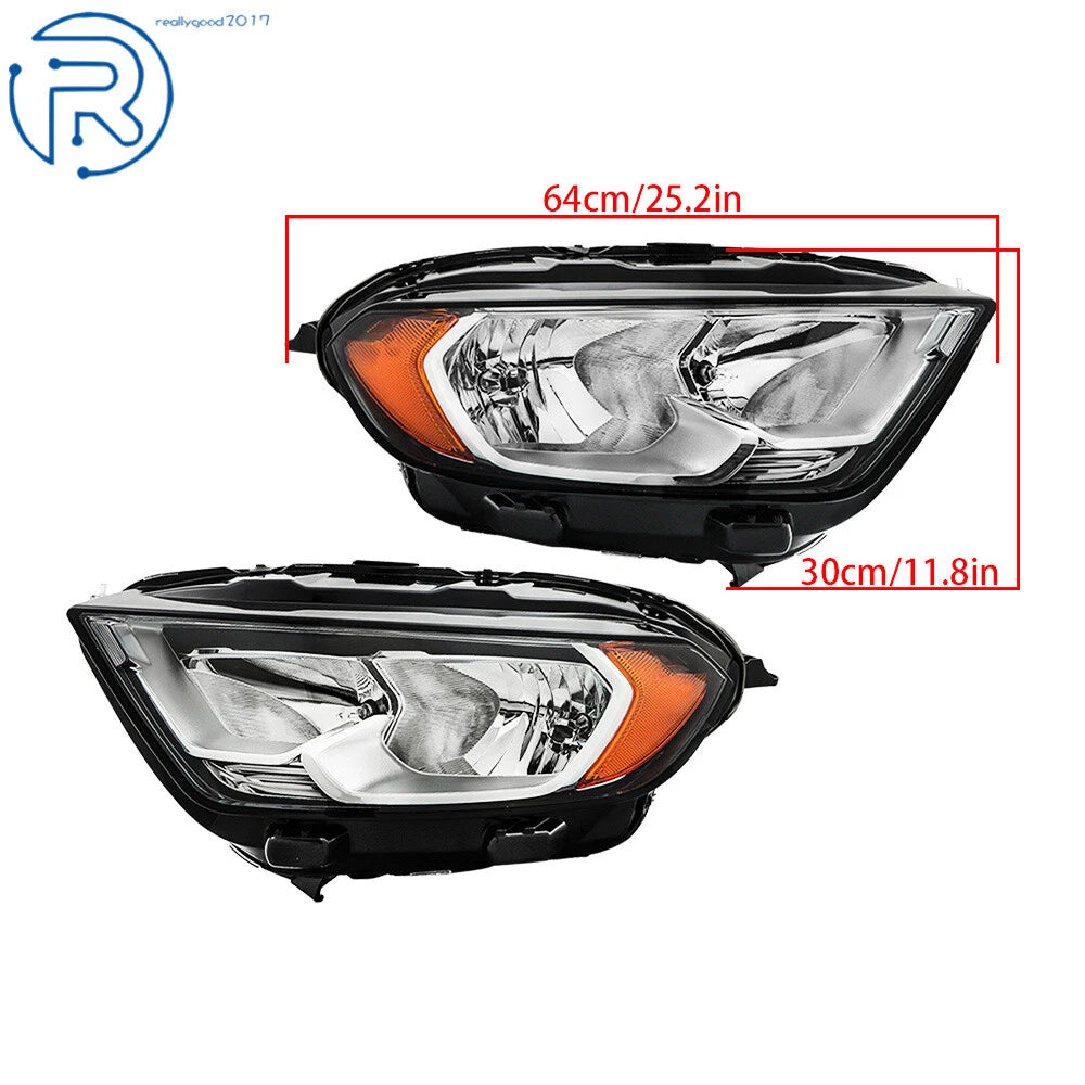 Pair of Halogen Headlights for Ford EcoSport (2018-2022)