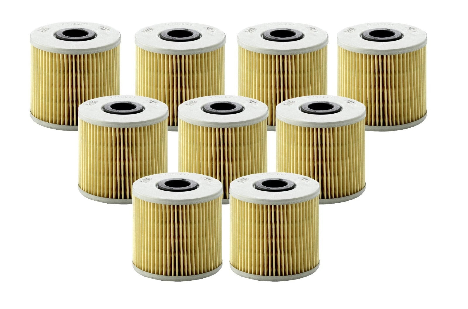 Set of 9 Engine Oil Filters H 1032/1 for Audi A8 Quattro (1997–1999)