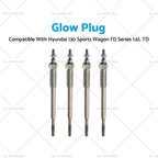 4X Glow Plug Set for Hyundai i30 (2007–2012) D4FB