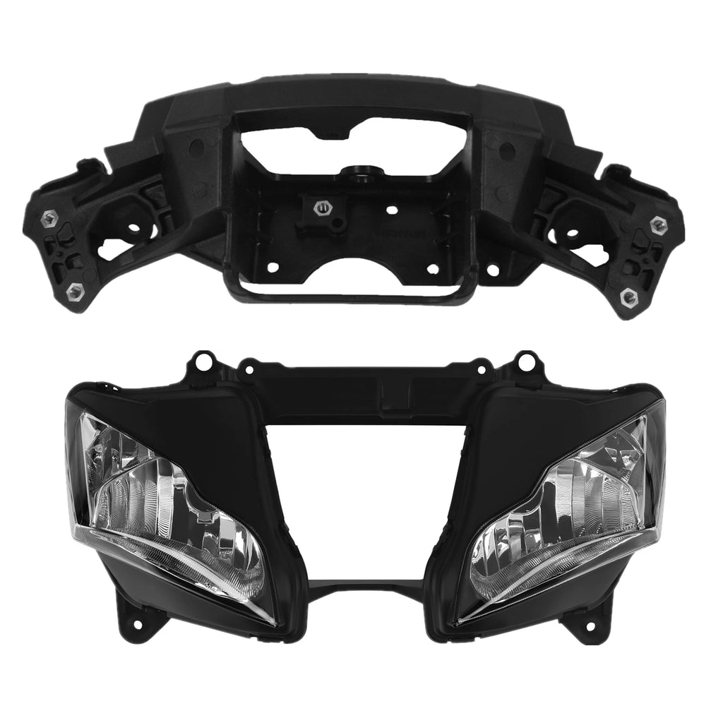 Headlight Assembly & Fairing Stay Bracket for Kawasaki Ninja ZX10R (2011–2015)