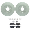 Set of 2 Bosch QuietCast Rear Rotors & TRW Pro Organic Disc Brake Pads for Azera Optima (2006–2015)