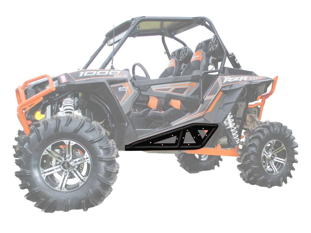 Heavy Duty Rock Slider Nerf Bar for Polaris RZR 900 / S (2015–2020) Black